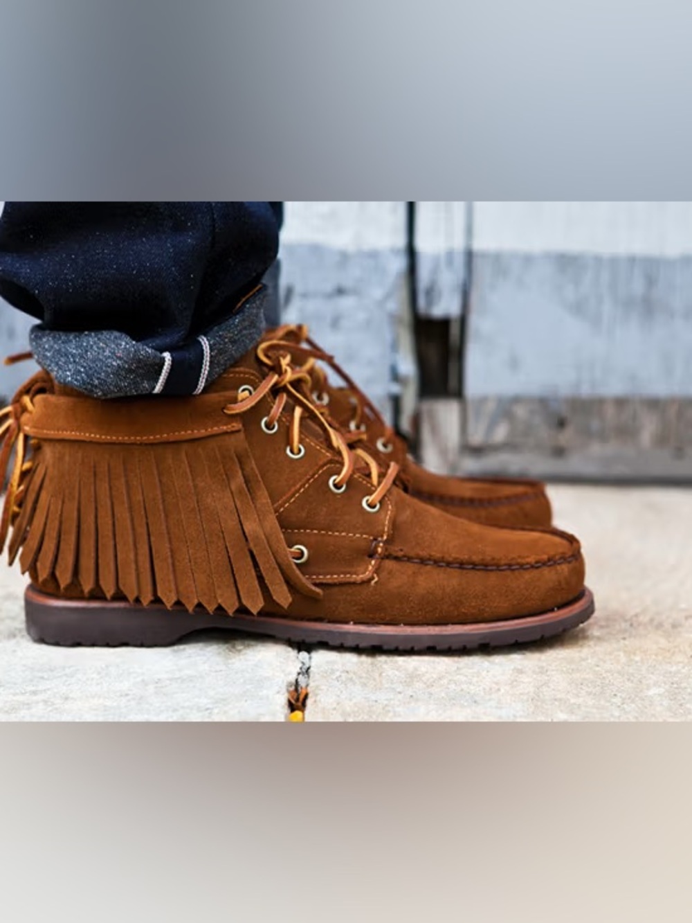 Ronnie Fieg X Sebago Campside chukka moccasin men’s 8.5 kith